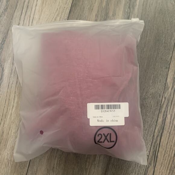 NEW WOMEN'S WINE RED ONE COLD SHOULDER TWIST KNOT TUNIC SHIRT SIZE 2XL - Picture 8 of 8